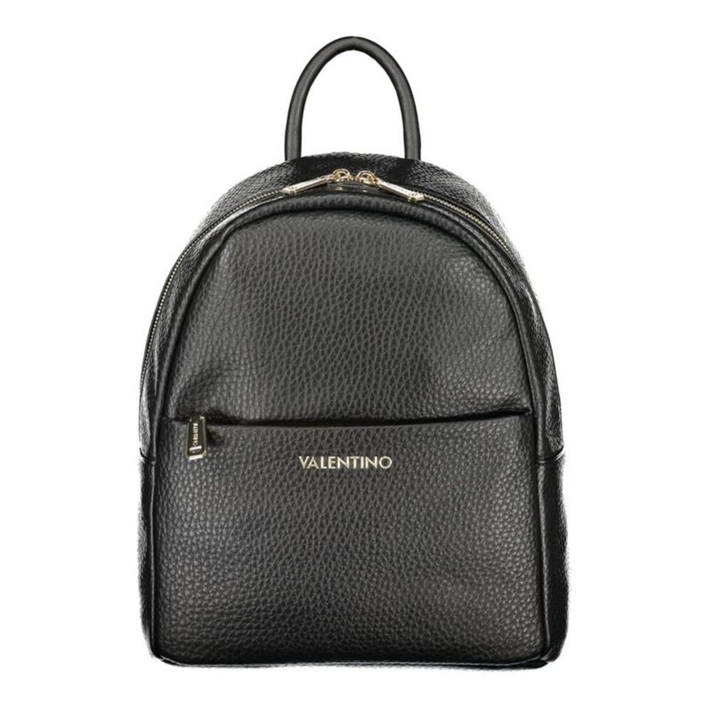 Mario Valentino Black Polyurethane Women's Women's Backpack